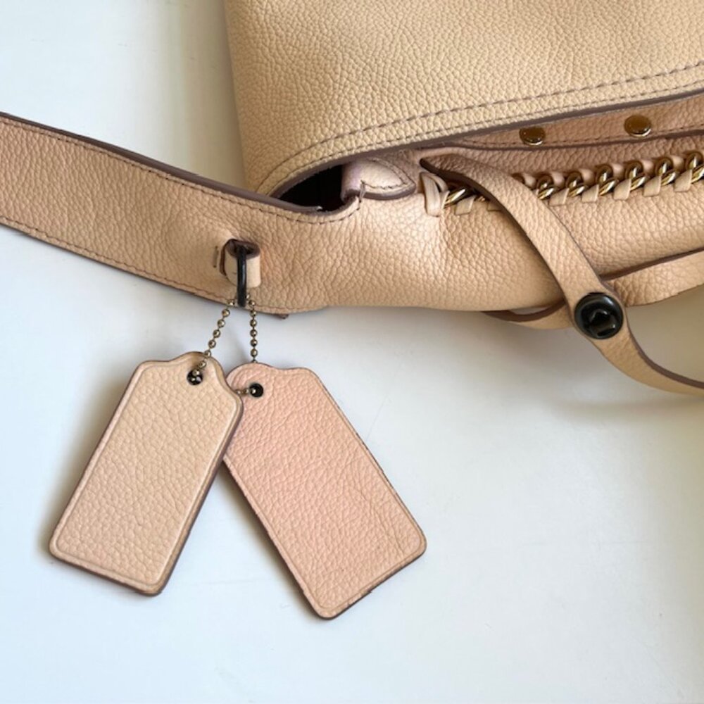Coach Apricot Dakotah Mini Flap Bag - Picture 5 of 13